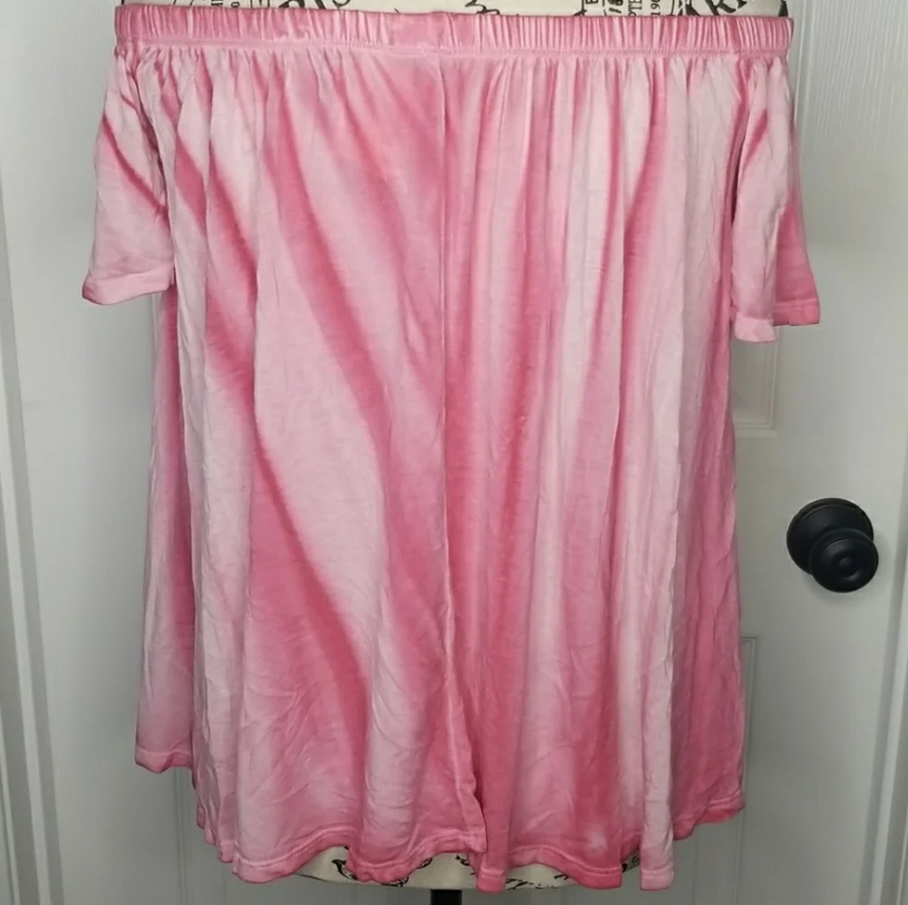 Free People Off Shoulder Tie Dye Top Size Small